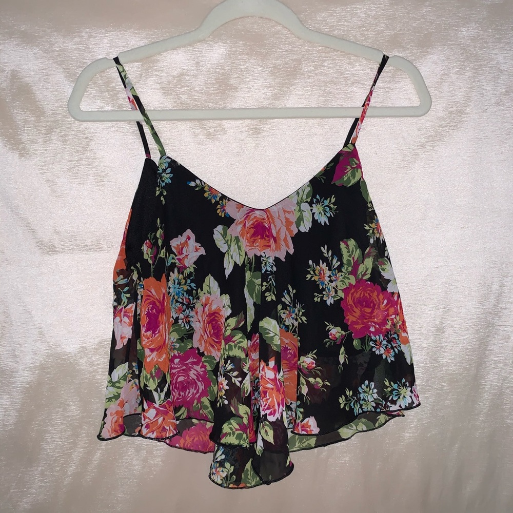 Floral Chiffon Top